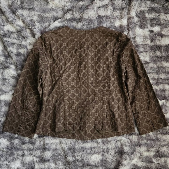 J.Jill Brown Blazer Size XS - Picture 4 of 11